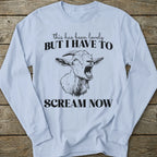 Printify Long-sleeve Screaming Goat Long Sleeve T-Shirt