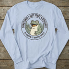 Printify Long-sleeve Start A Sentence Long Sleeve T-Shirt