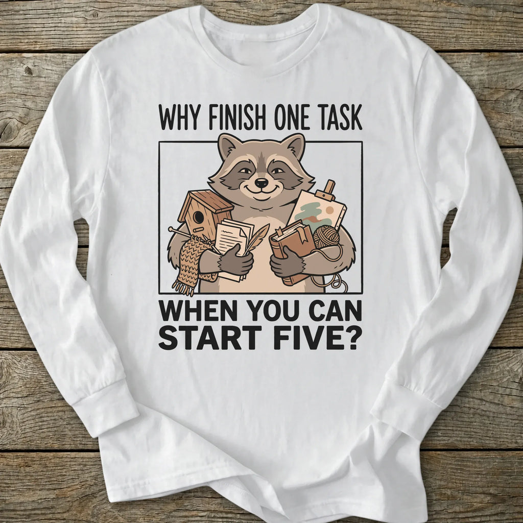 Printify Long-sleeve Start Five Long Sleeve T-Shirt