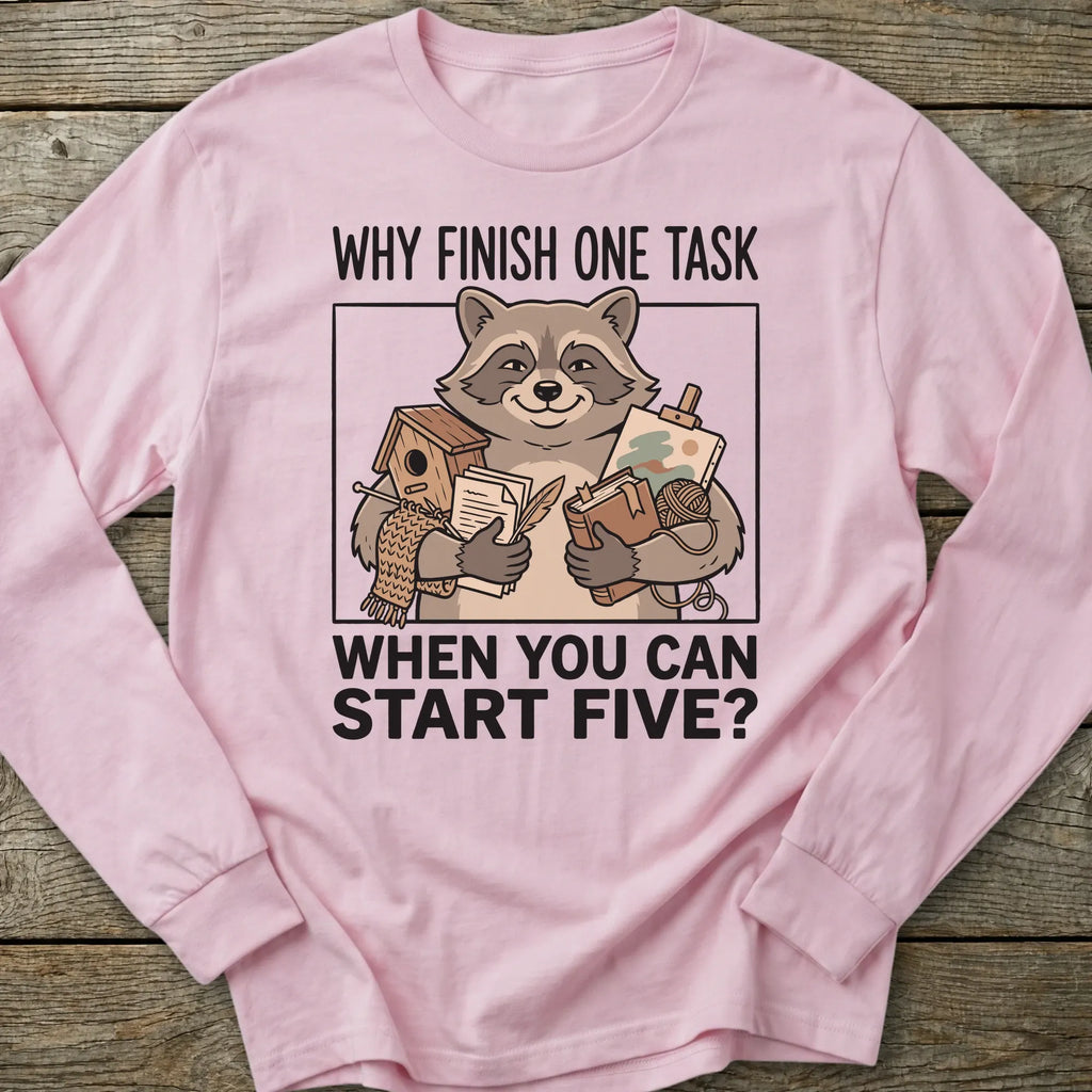 Printify Long-sleeve Start Five Long Sleeve T-Shirt