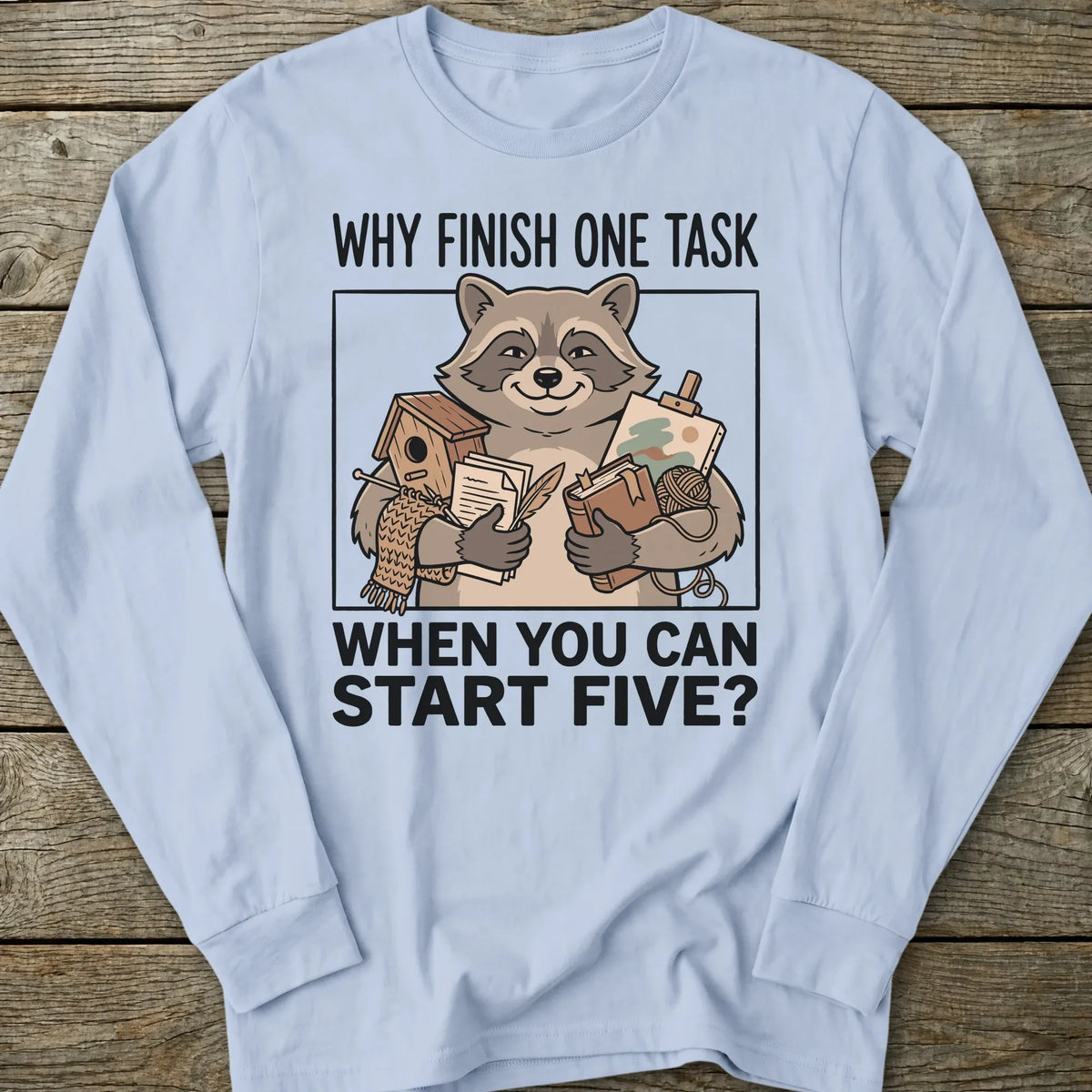 Printify Long-sleeve Start Five Long Sleeve T-Shirt