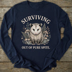 Printify Long-sleeve Surviving Possum Long Sleeve T-Shirt