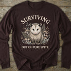 Printify Long-sleeve Surviving Possum Long Sleeve T-Shirt