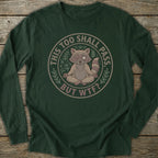 Printify Long-sleeve This Too Shall Pass Long Sleeve T-Shirt