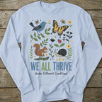 Printify Long-sleeve We All Thrive Long Sleeve T-Shirt