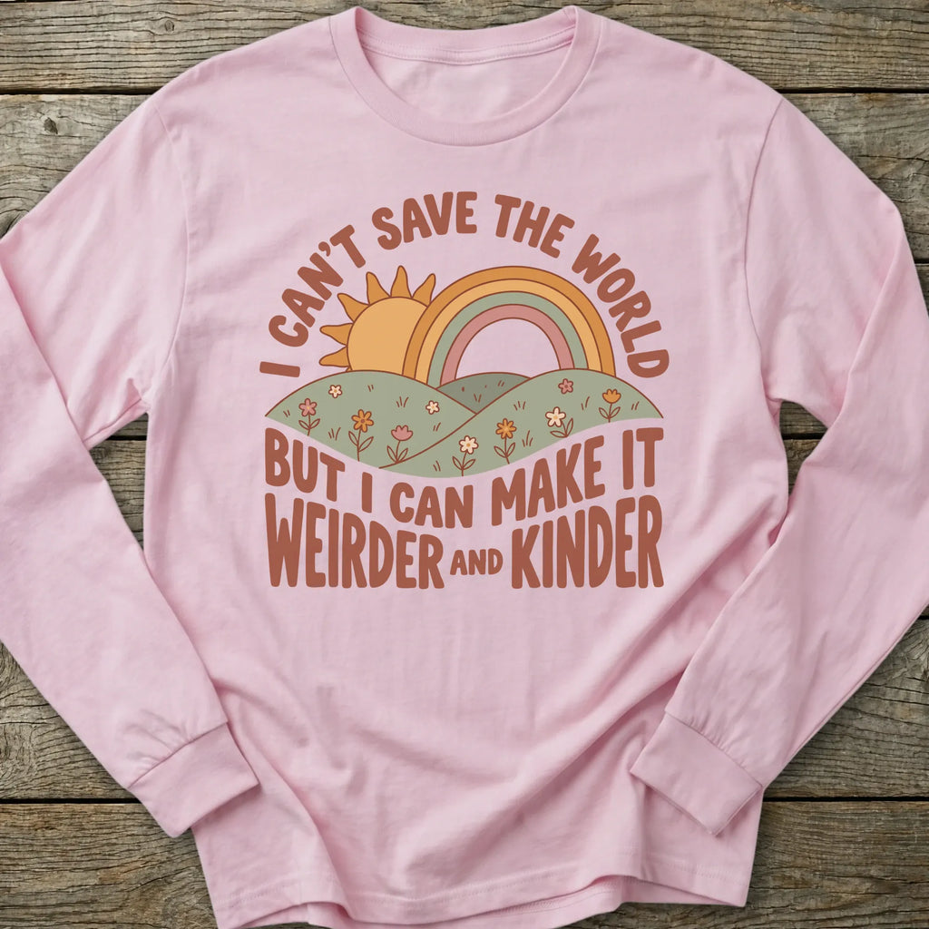 Printify Long-sleeve Weirder Kinder Long Sleeve T-Shirt