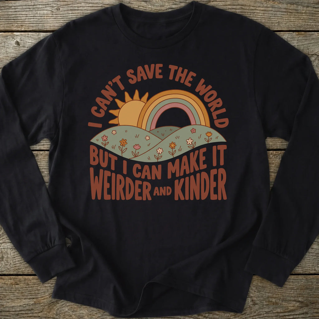 Printify Long-sleeve Weirder Kinder Long Sleeve T-Shirt