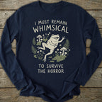 Printify Long-sleeve Whimsical Frog Long Sleeve T-Shirt
