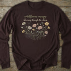 Printify Long-sleeve Wildflower Energy Long Sleeve T-Shirt
