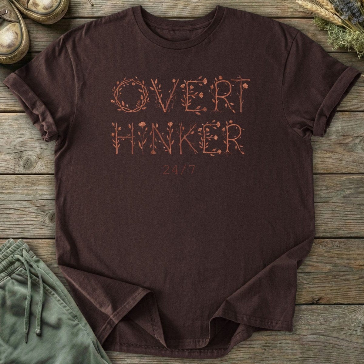 Printify T-Shirt 24/7 Overthinker T-Shirt