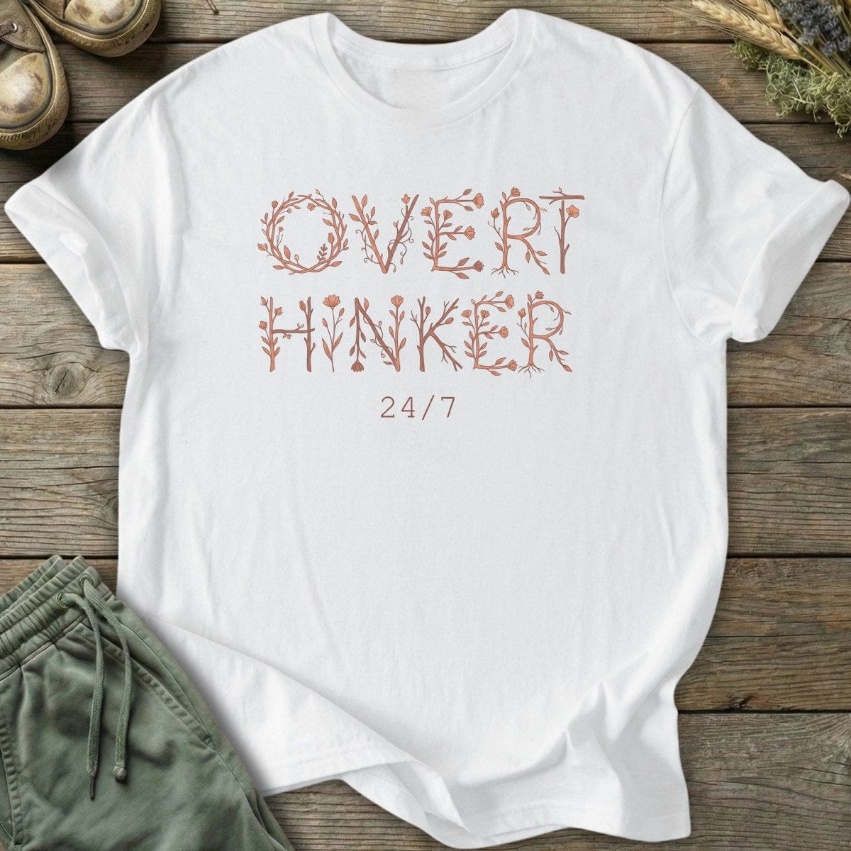 Printify T-Shirt 24/7 Overthinker T-Shirt