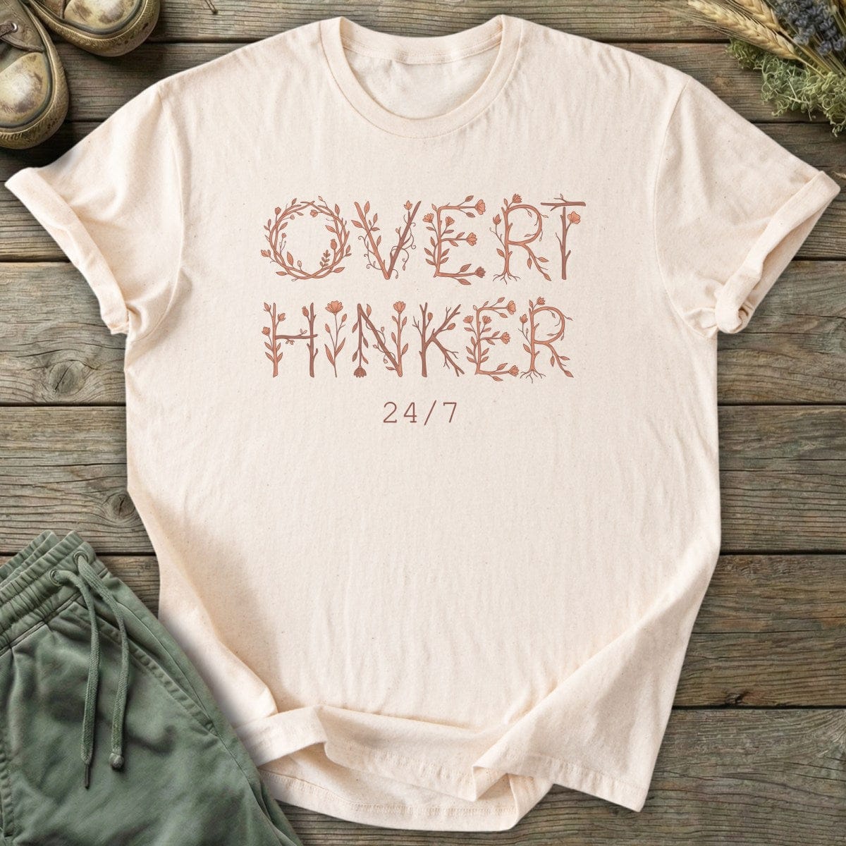 Printify T-Shirt 24/7 Overthinker T-Shirt