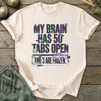 Printify T-Shirt 50 Tabs Open T-Shirt
