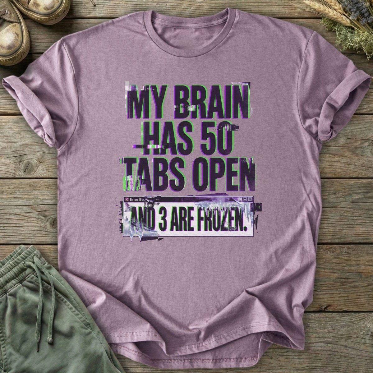 Printify T-Shirt 50 Tabs Open T-Shirt