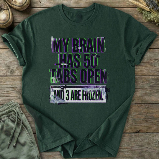 Printify T-Shirt 50 Tabs Open T-Shirt