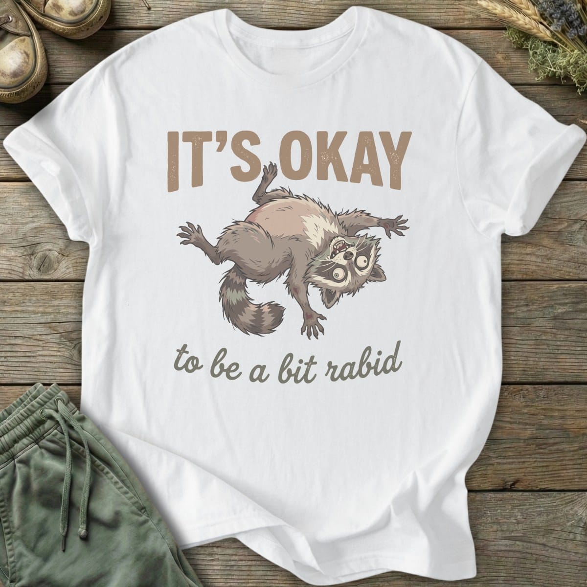 Printify T-Shirt A Bit Rabid T-Shirt