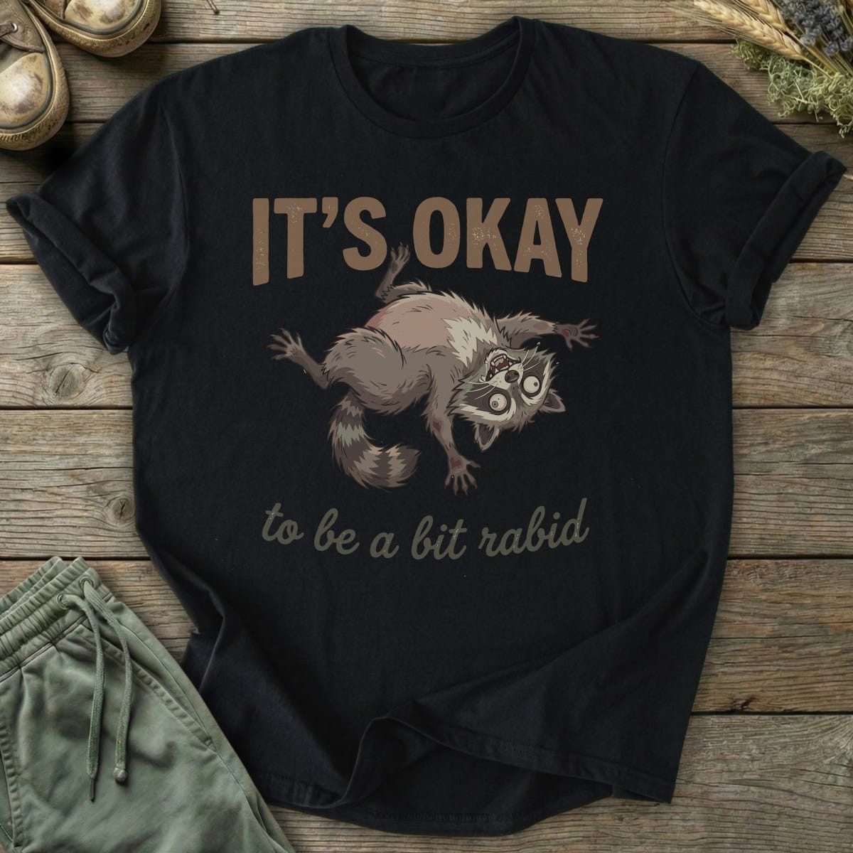 Printify T-Shirt A Bit Rabid T-Shirt