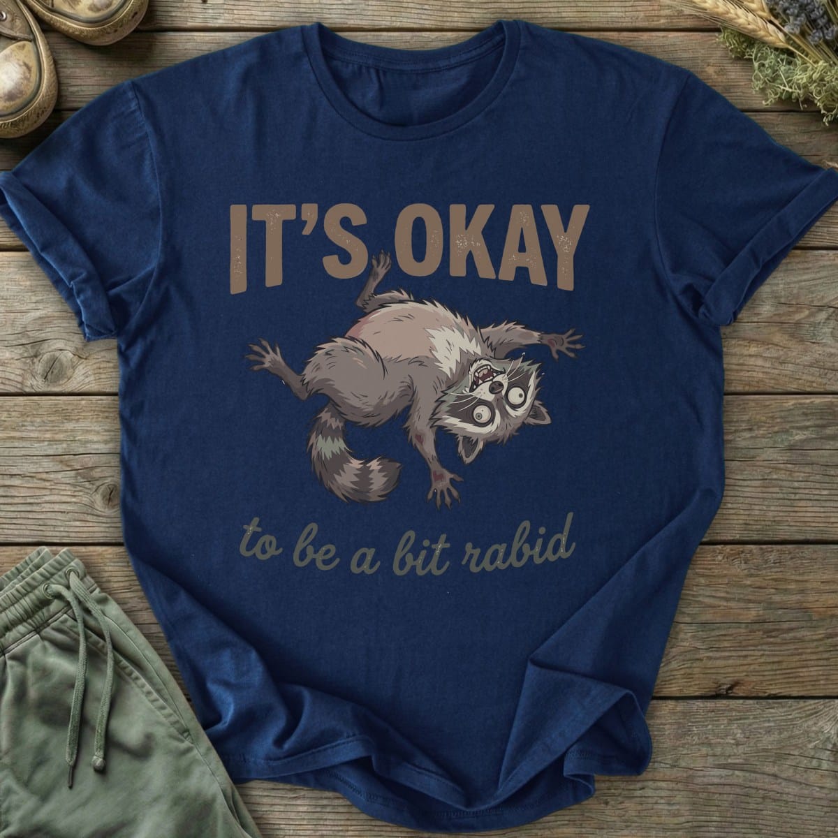Printify T-Shirt A Bit Rabid T-Shirt