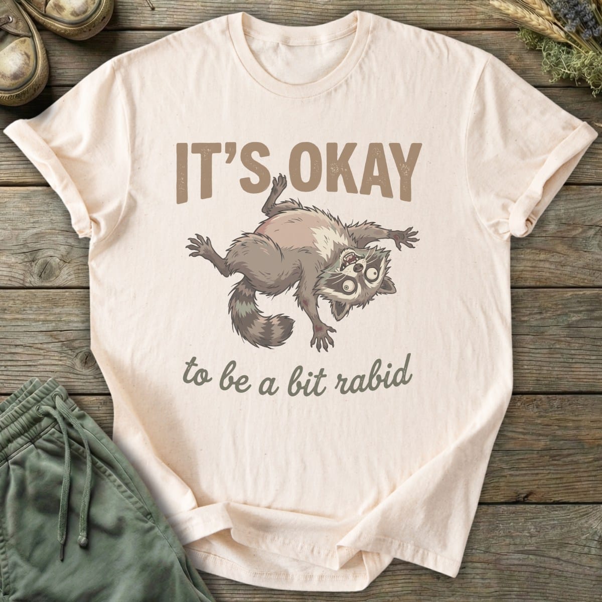 Printify T-Shirt A Bit Rabid T-Shirt