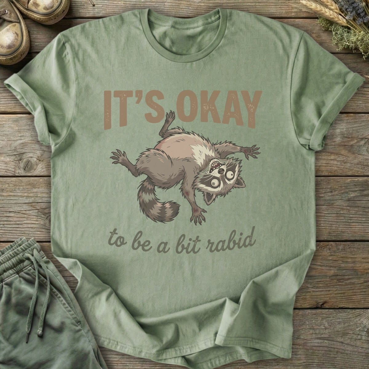 Printify T-Shirt A Bit Rabid T-Shirt