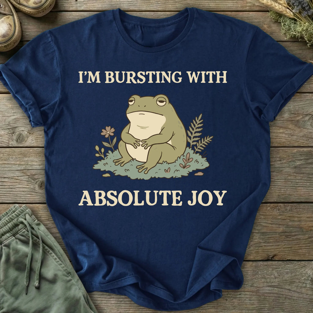 Printify T-Shirt Absolute Joy Frog T-Shirt