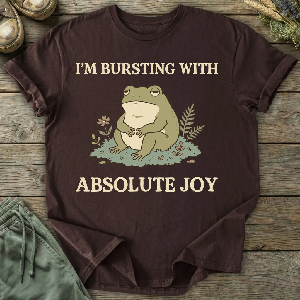 Printify T-Shirt Absolute Joy Frog T-Shirt