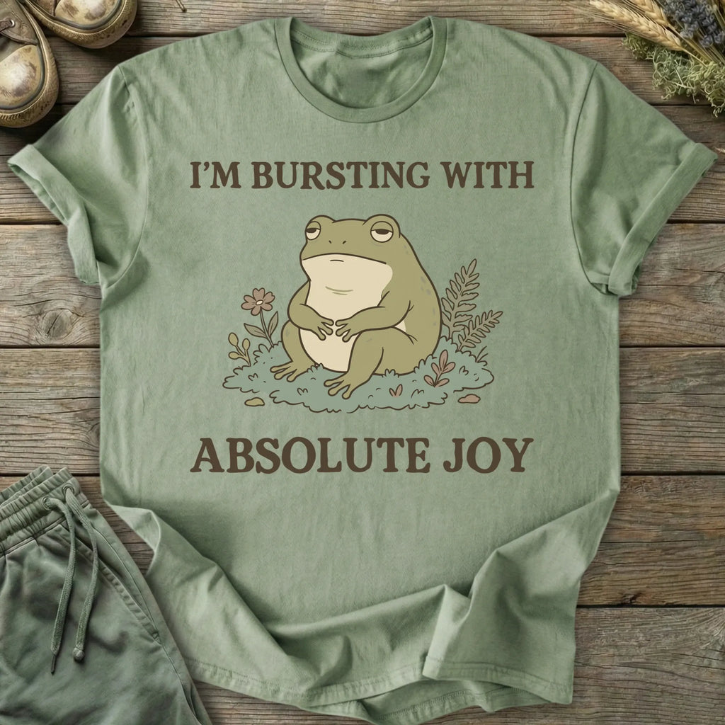 Printify T-Shirt Absolute Joy Frog T-Shirt