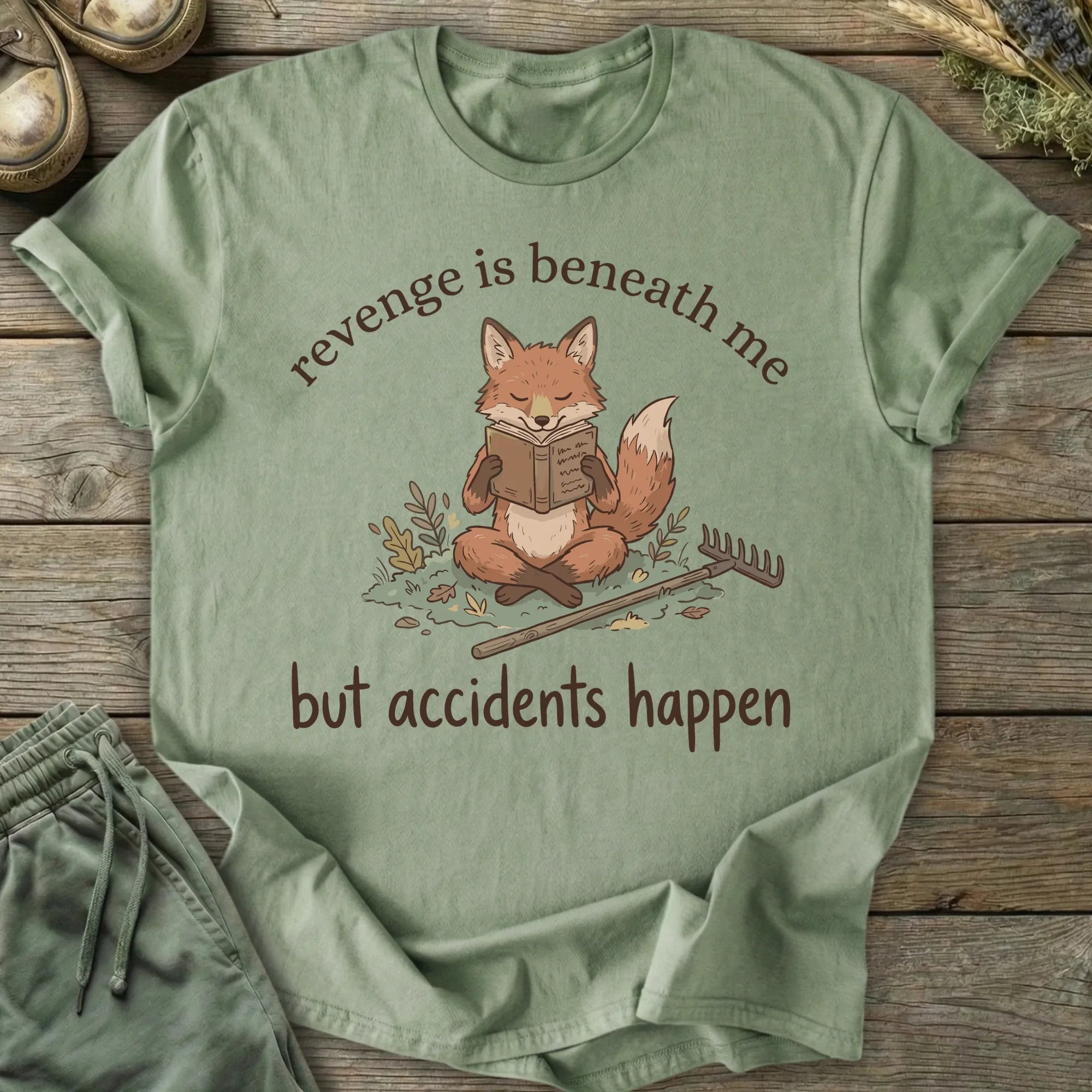 Printify T-Shirt Accidents Happen T-Shirt