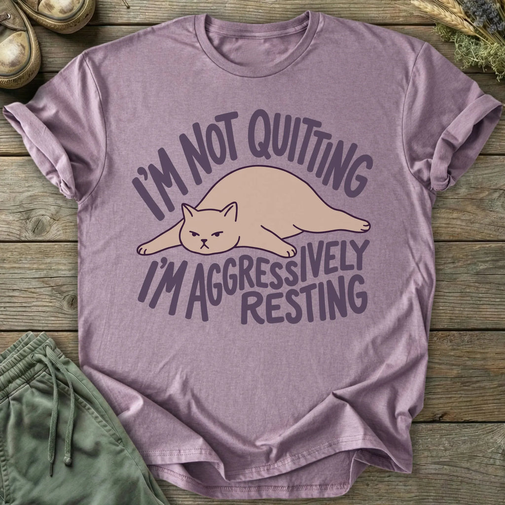 Printify T-Shirt Aggressively Resting T-Shirt