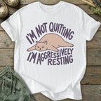 Printify T-Shirt Aggressively Resting T-Shirt