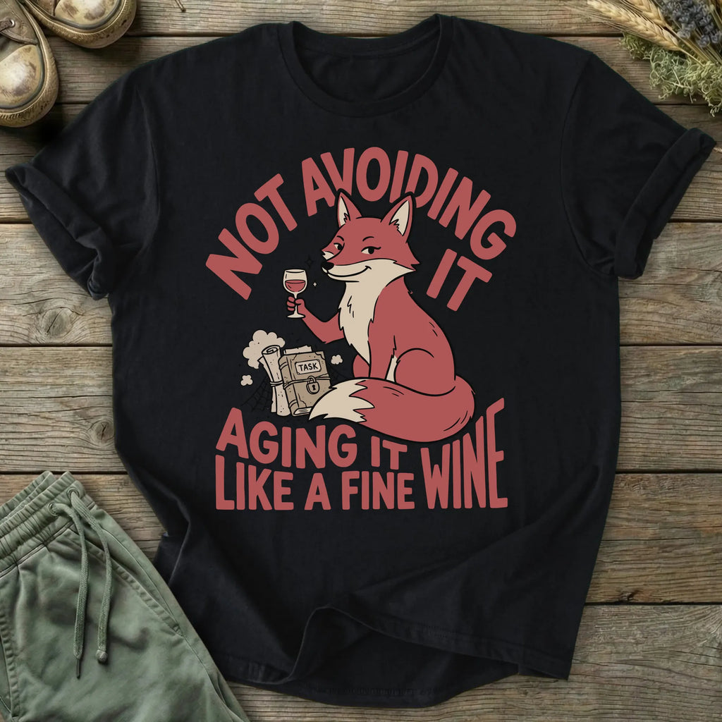 Printify T-Shirt Aging It Like Fine Wine T-Shirt