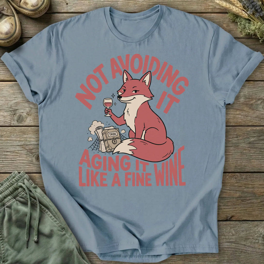 Printify T-Shirt Aging It Like Fine Wine T-Shirt