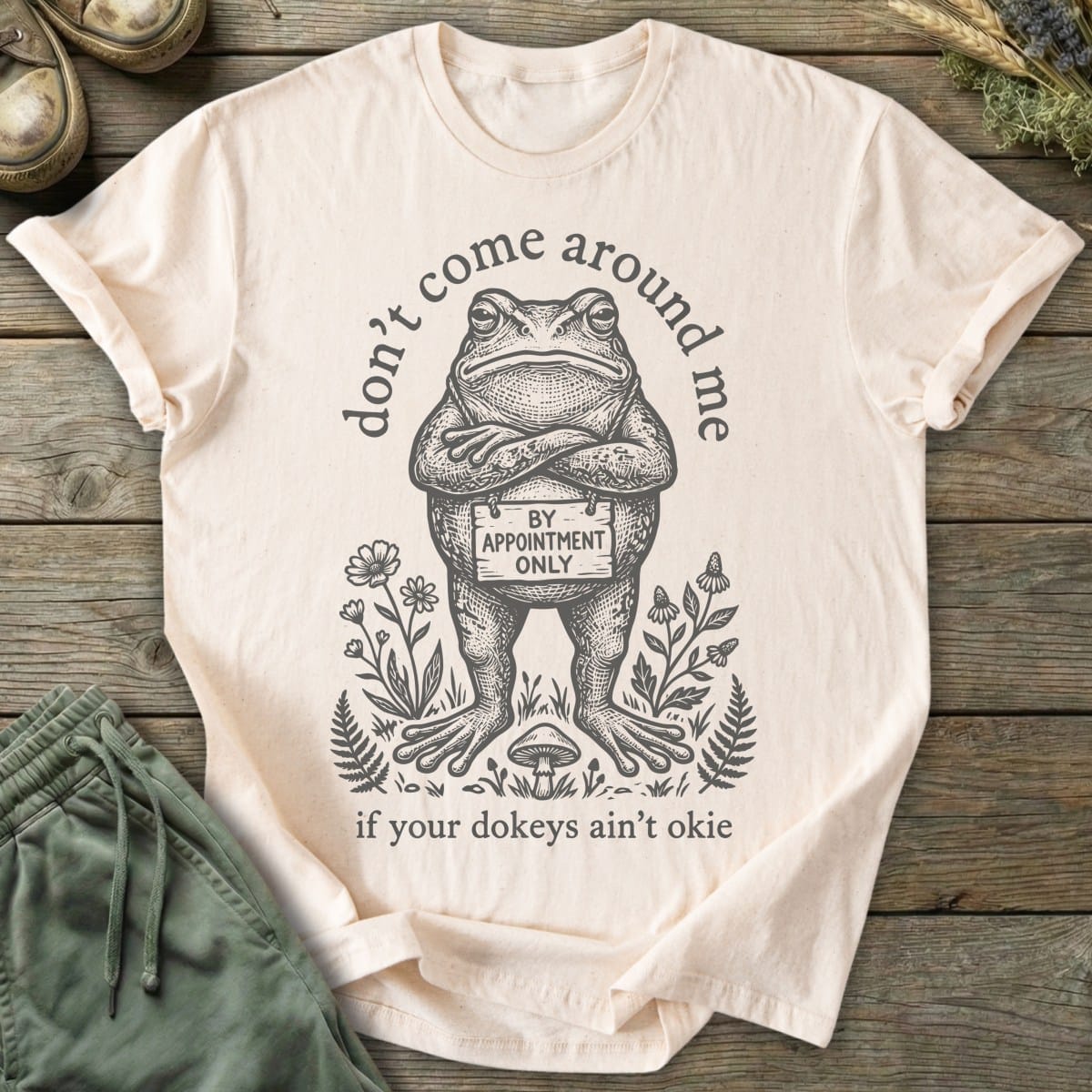 Printify T-Shirt Ain't Okie T-Shirt