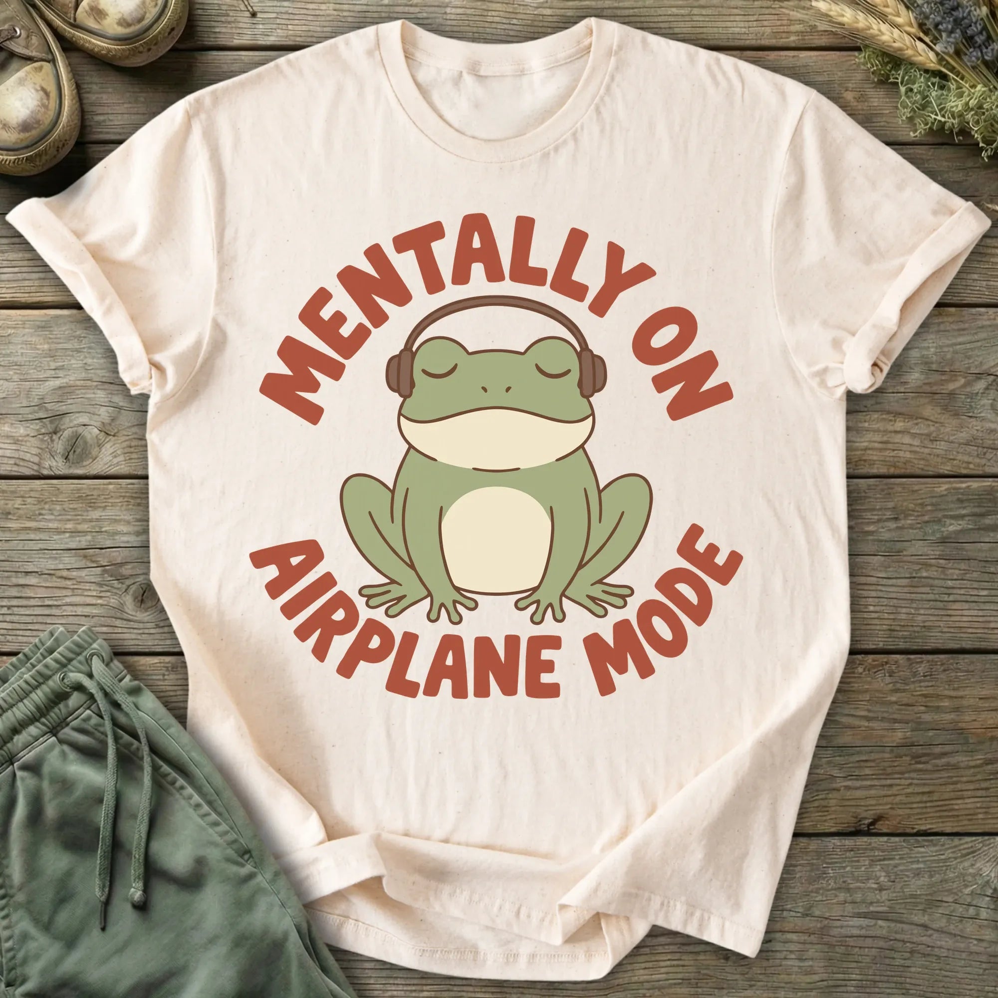 Printify T-Shirt Airplane Mode T-Shirt