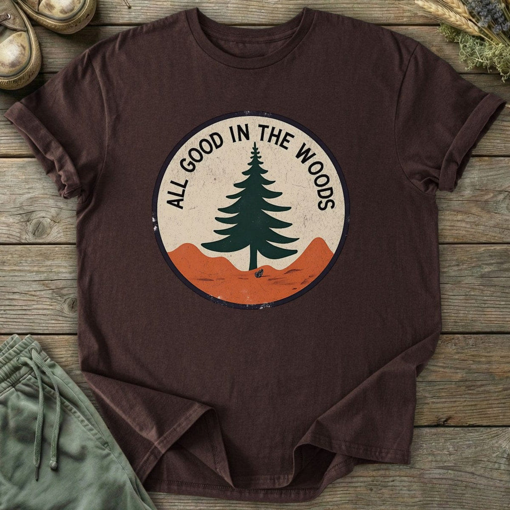 Printify T-Shirt All Good Badge T-Shirt