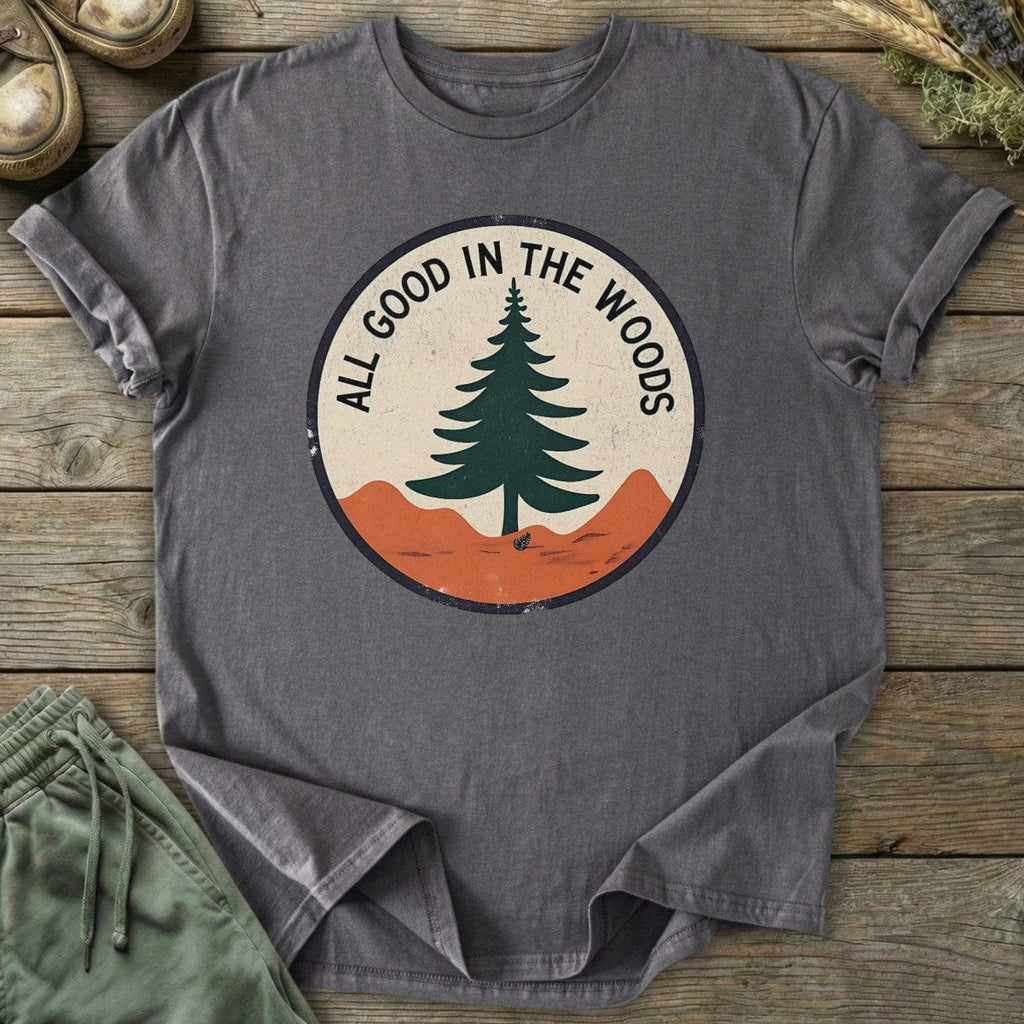 Printify T-Shirt All Good Badge T-Shirt