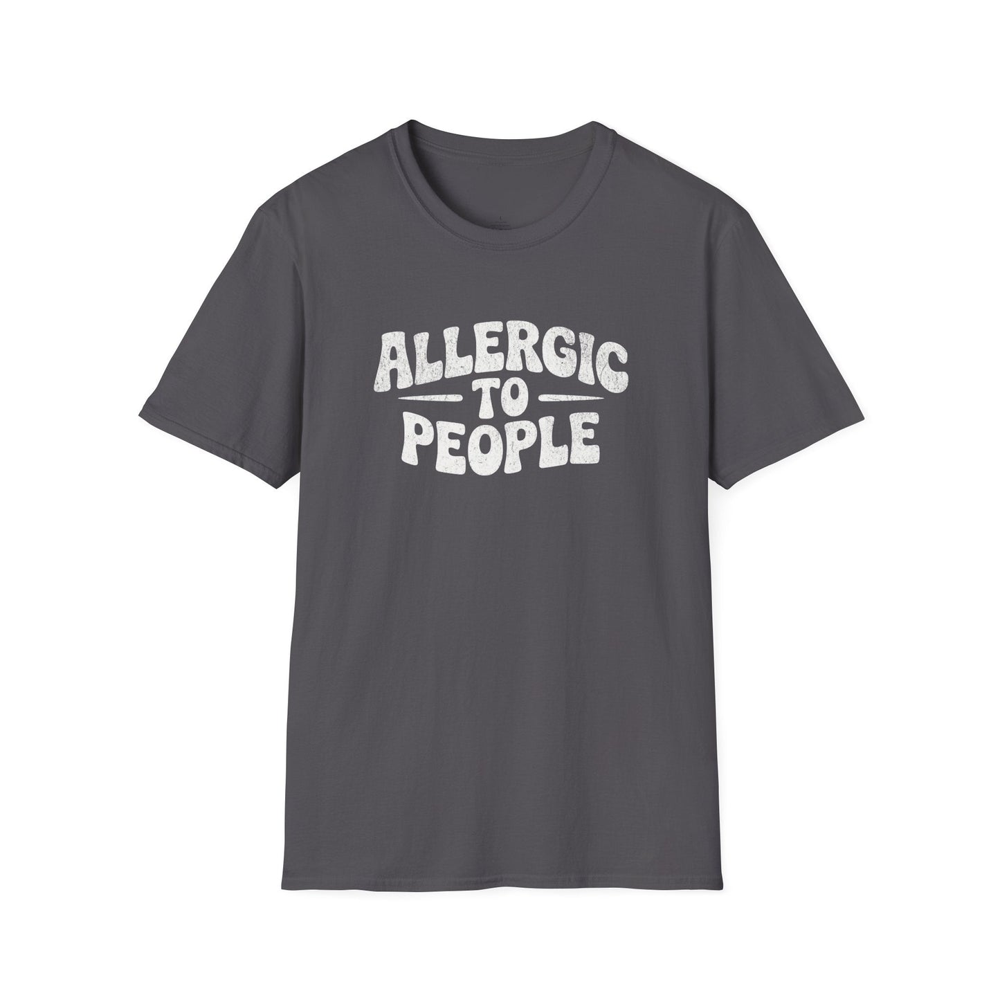 Printify T-Shirt Allergic To People T-Shirt