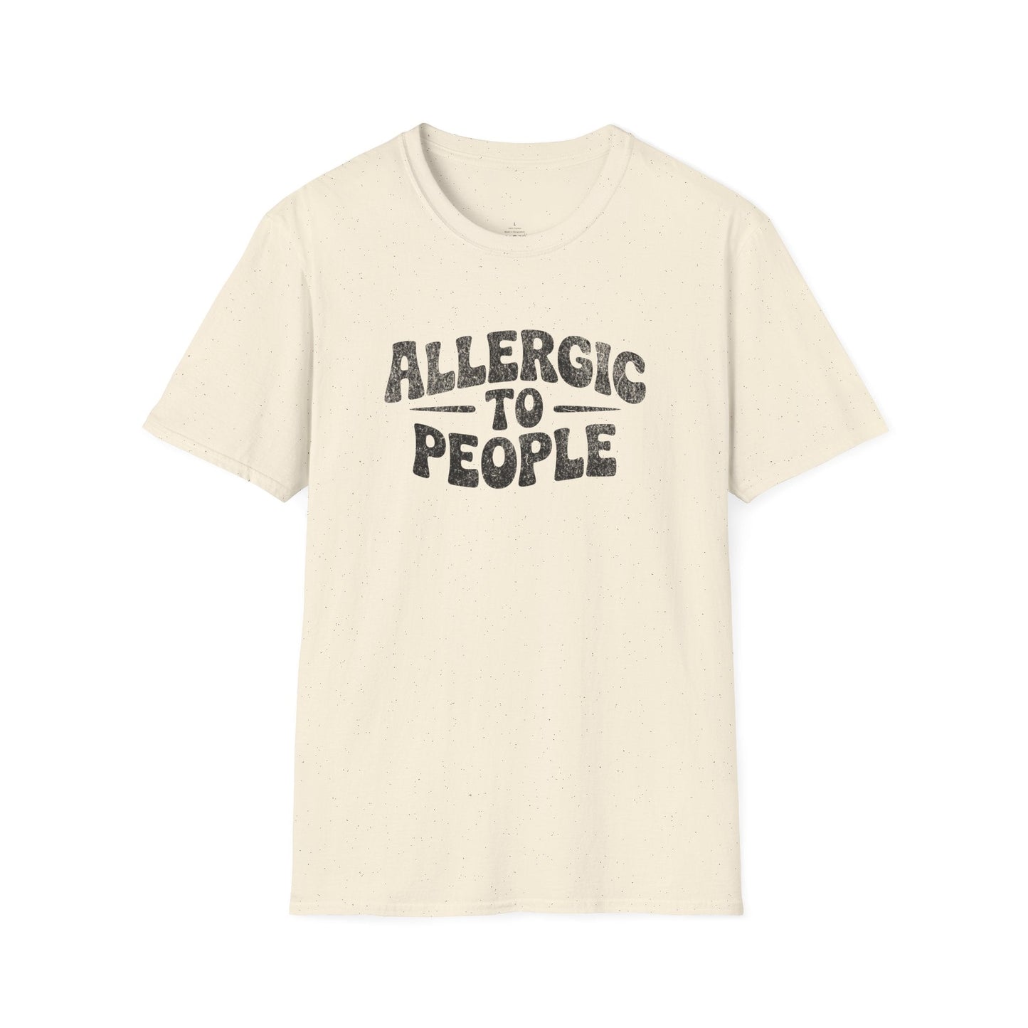 Printify T-Shirt Allergic To People T-Shirt