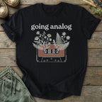 Printify T-Shirt Analog Cassette T-Shirt