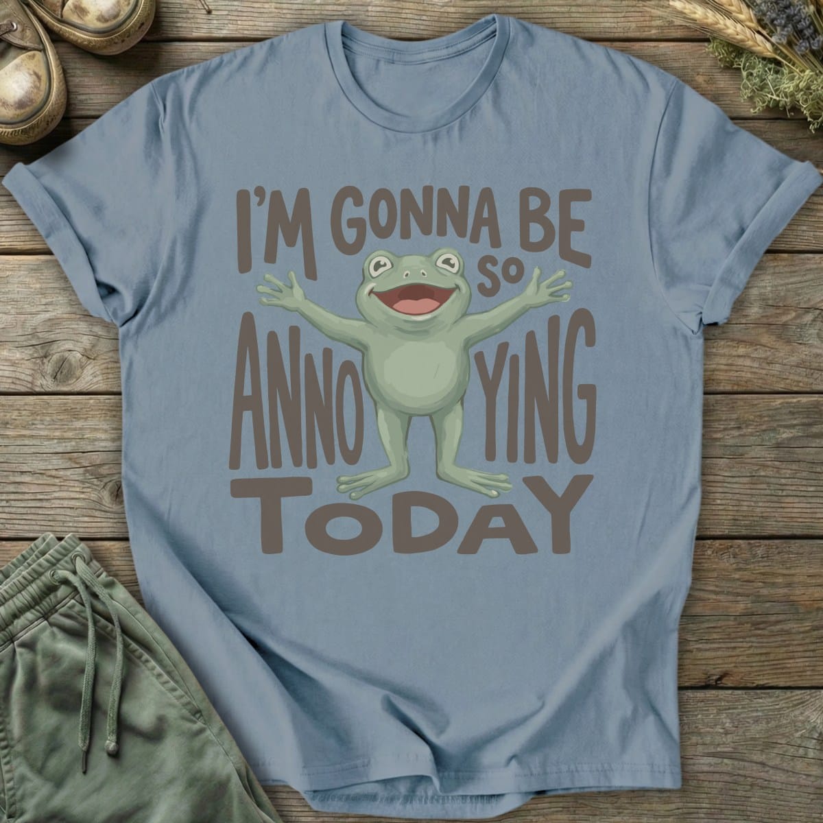 Printify T-Shirt Annoying Frog T-Shirt