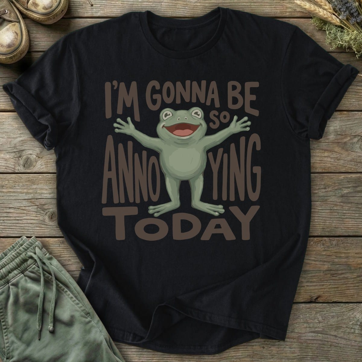 Printify T-Shirt Annoying Frog T-Shirt