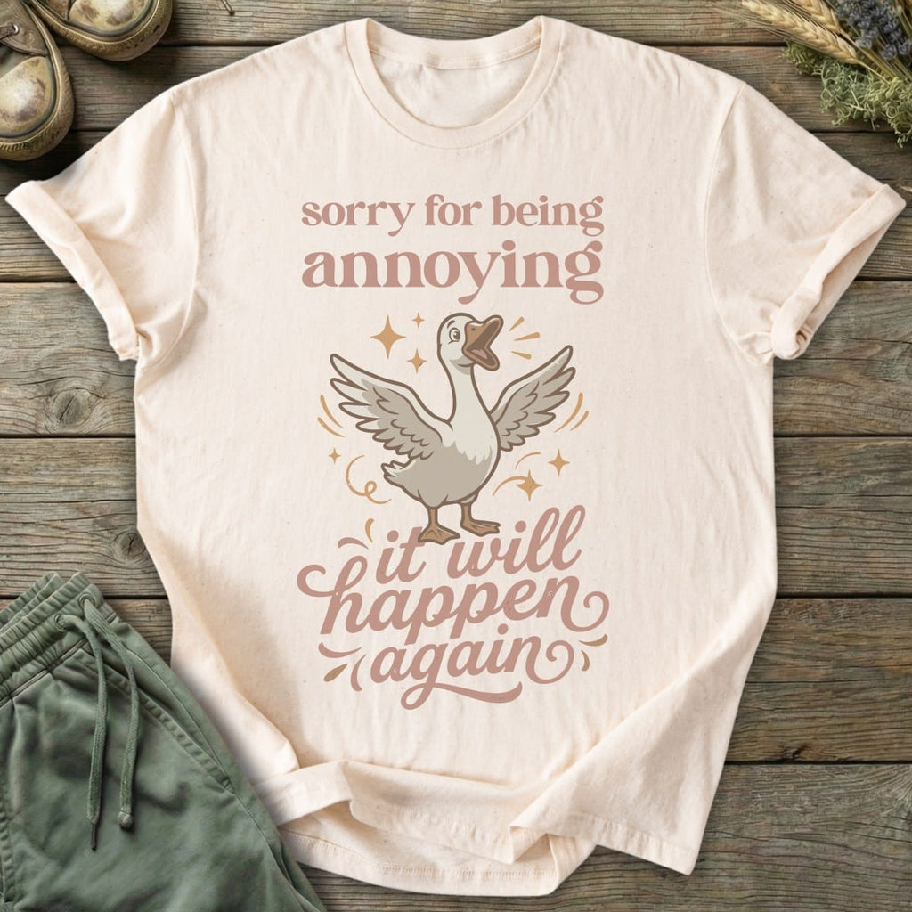 Printify T-Shirt Annoying Goose T-Shirt