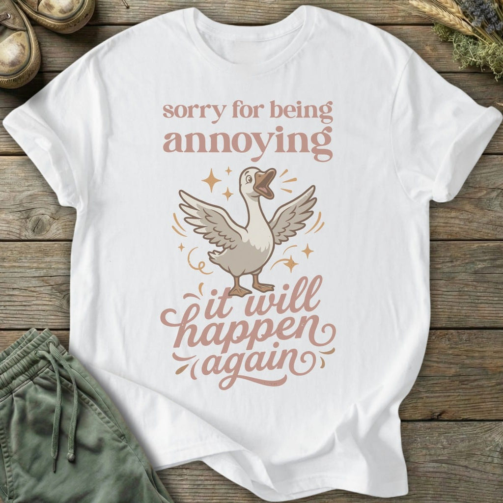 Printify T-Shirt Annoying Goose T-Shirt