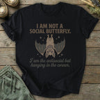 Printify T-Shirt Antisocial Bat T-Shirt