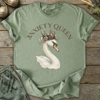 Printify T-Shirt Anxiety Queen Swan T-Shirt