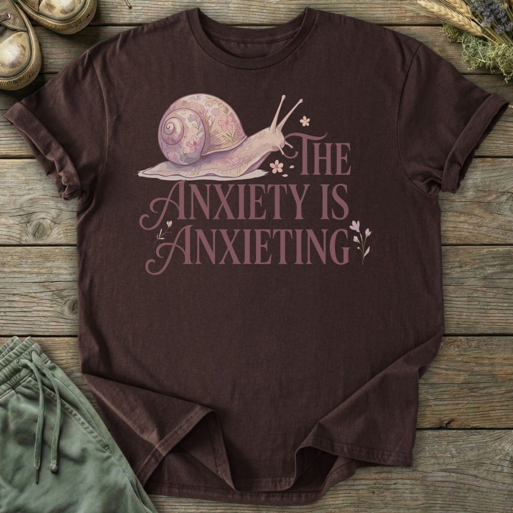 Printify T-Shirt Anxiety Snail T-Shirt