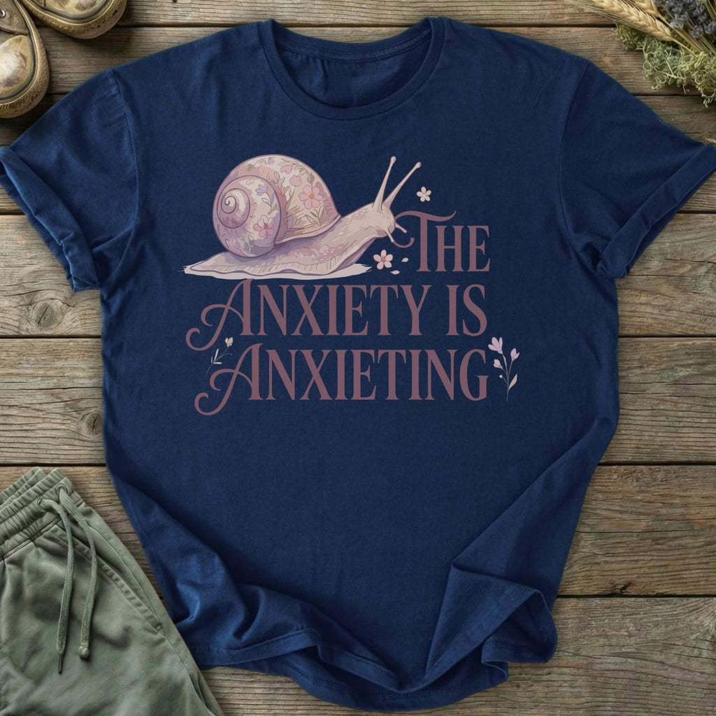 Printify T-Shirt Anxiety Snail T-Shirt
