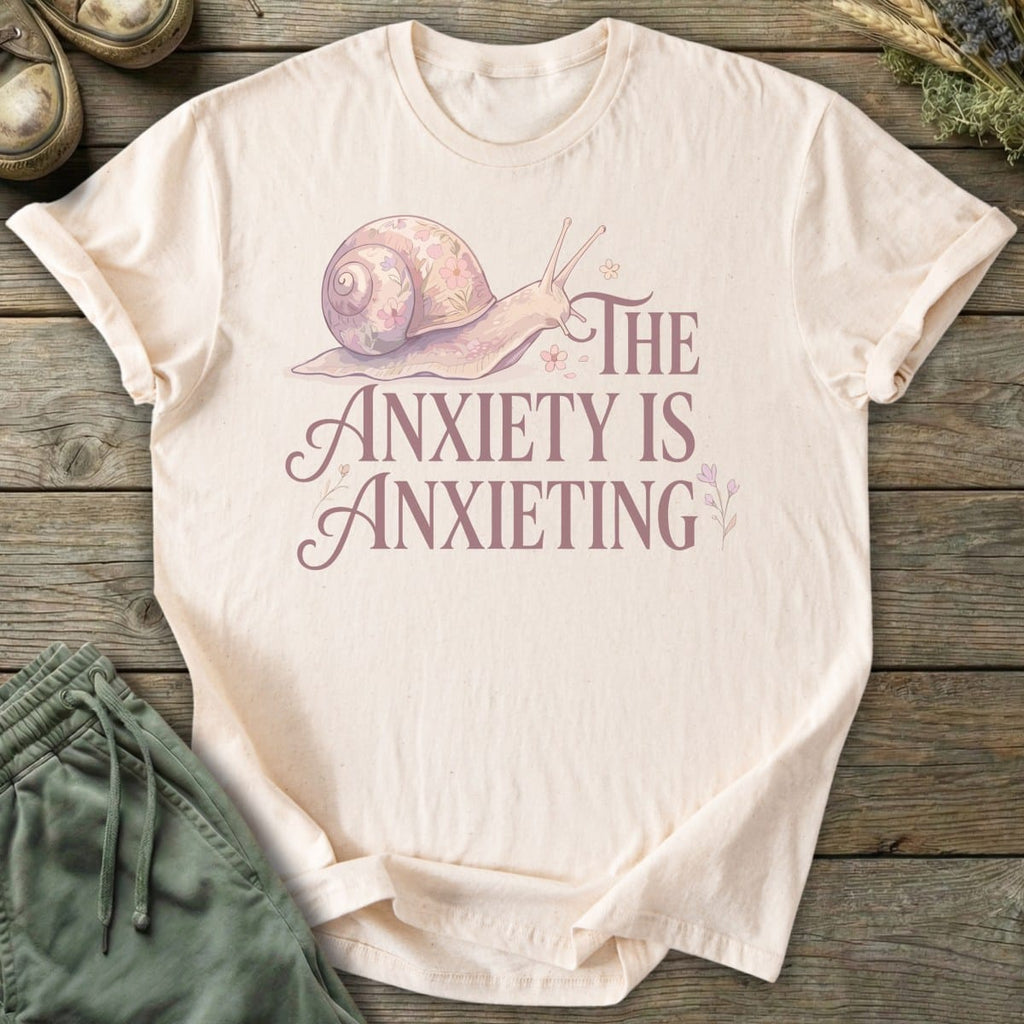 Printify T-Shirt Anxiety Snail T-Shirt