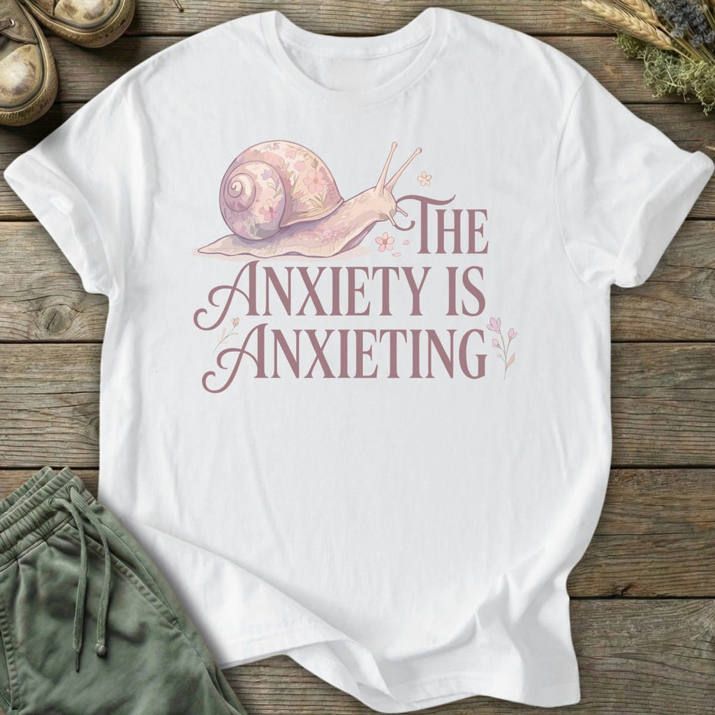 Printify T-Shirt Anxiety Snail T-Shirt