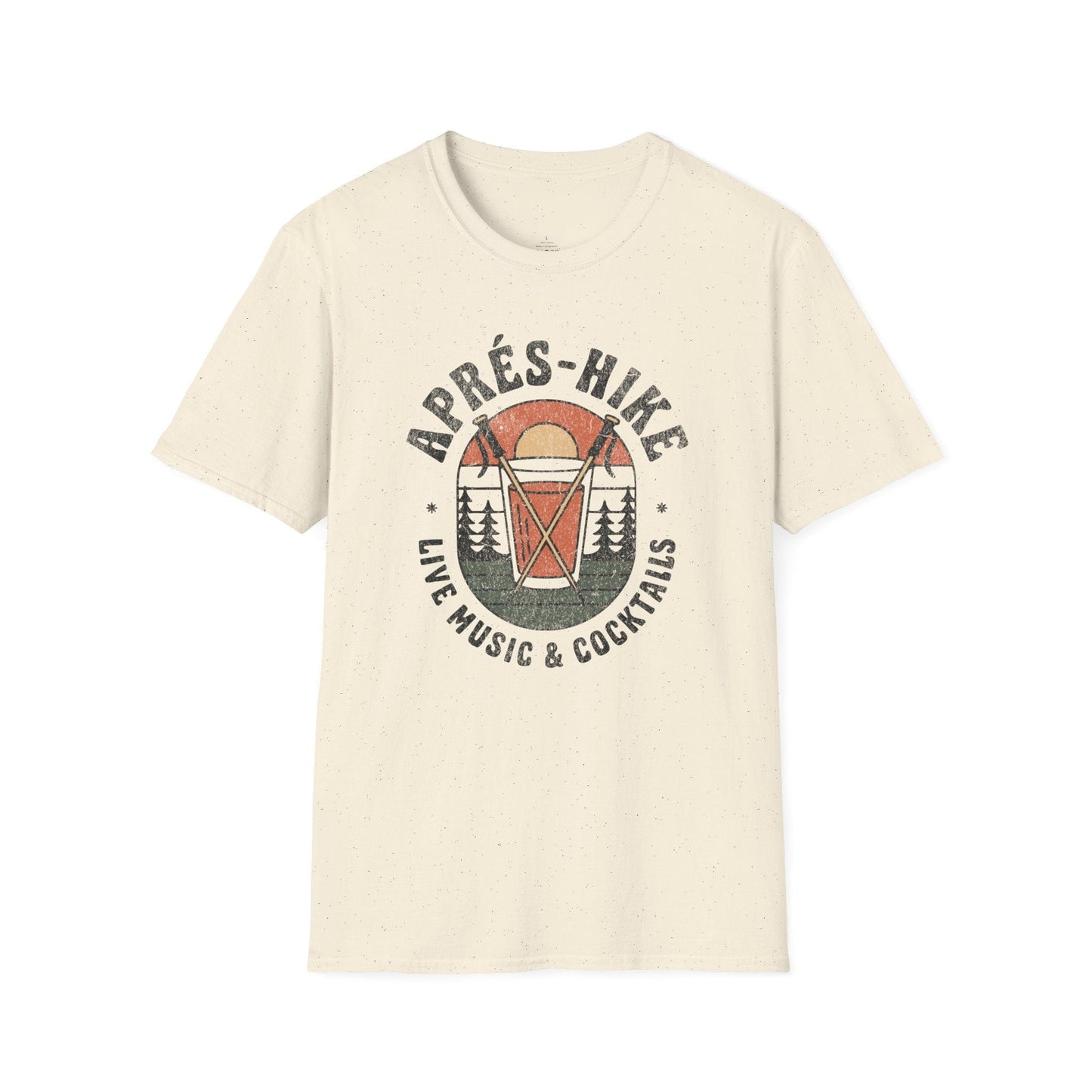 Printify T-Shirt Après Hike Poles T-Shirt